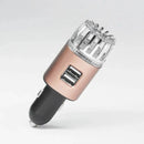 Espetacular Purificador de Ar de Carro USB em Liga de Alumínio