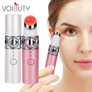 Aquecimento elétrico lábios olhos rugas remoção massageador mini bolsa de íon removedor de círculo escuro rosto caneta anti-envelhecimento ferramenta de cuidados de beleza