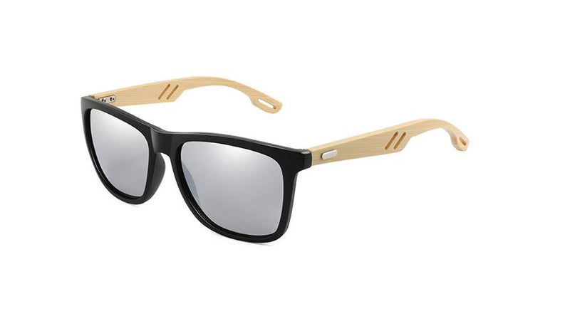 Óculos de sol de madeira colorida masculino feminino quadrado de bambu para mulheres espelho óculos de sol retro de sol masculino 2020 feito à mão