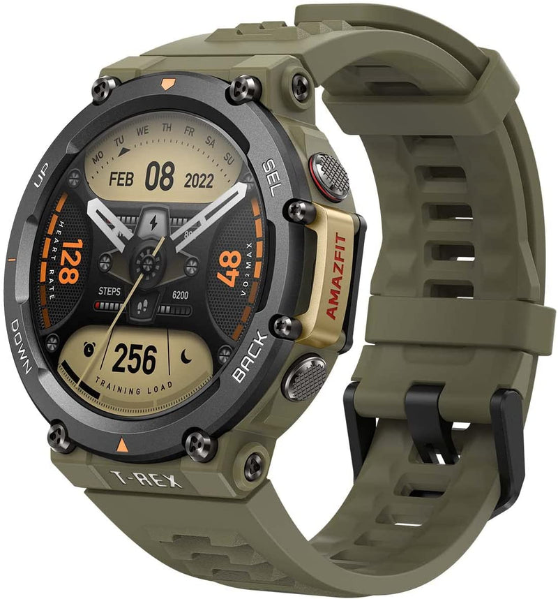 Super Relógio Inteligente Amazfit T Rex 2 Smartwatch T, Rex 2 Dual Banda Route Import 150 Modos Esportivos Integrados Relógio InteligenteAmazfit T Rex 2 Smartwatch T Rex 2 Dual Banda Route Import, 150 Modos Esportivos Integrados.