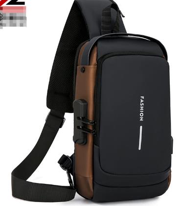 Mochila Antifurto Com Senha, USB, Slim Bag